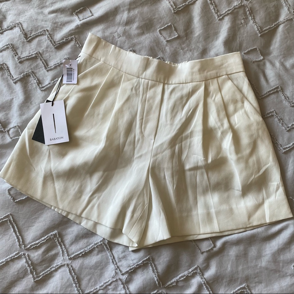 NWT Aritzia babaton pleated shorts